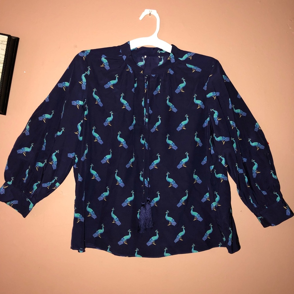 ‼️Blue/Purple Long Sleeve Blouse‼️
